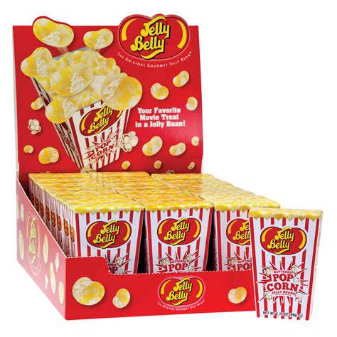 Jelly Belly Buttered Popcorn Jelly Beans 175 Oz Box Nassau Candy