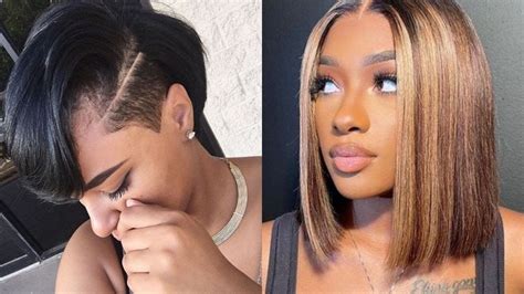 2022 2023 Hot Short Hairstyles For Black Women YouTube