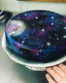Image result for Galaxy Cake