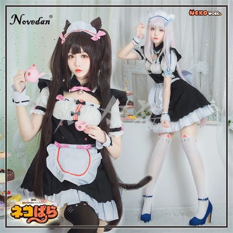 Nekopara Cosplay Coconut Costume Women Japanese Anime Chocola Vanilla