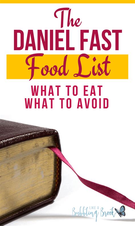 Helpful Daniel Fast Food List What We Should Try To Eat And The Things