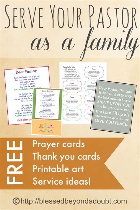Pastor Appreciation Cards Free Printable Free Printable