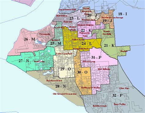 Anchorage Municipality Map