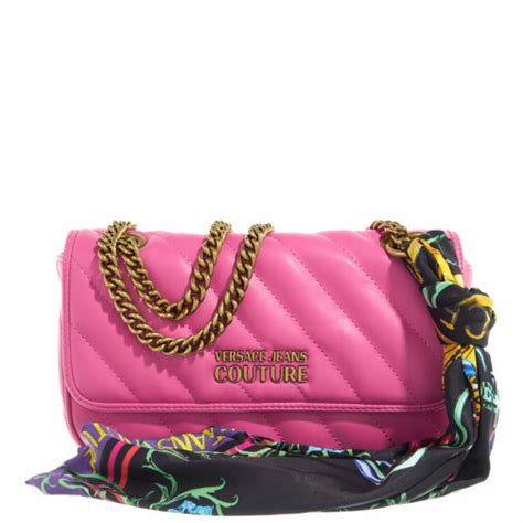 versace jeans couture range a thelma soft hot pink crossbodytas fashionette