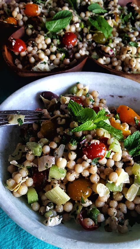 Maybe you would like to learn more about one of these? Greek Couscous | Mediterranean couscous salad ...