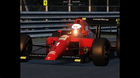 Alain Prost Ferrari 641 Nordschleife Test Assetto Corsa YouTube