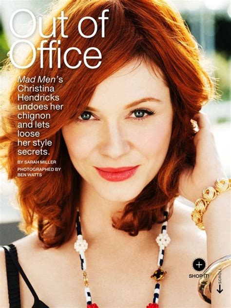 Christina Hendricks In Lucky Magazine June 2013 Issue Christina Hendricks Christina Style