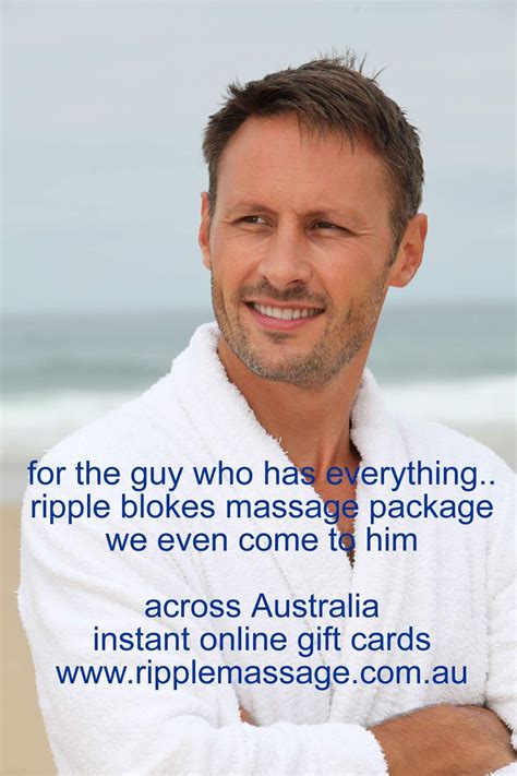 for the man who has everything ripple massage blokes package