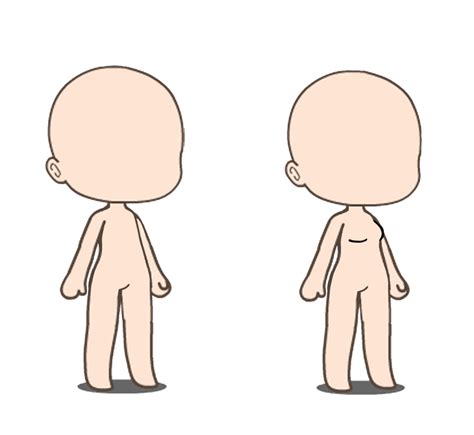 Featured image of post Gacha Body Base With Hair How to make split hair in gacha club