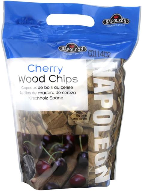 Napoleon Cherry Flavoured Smoking Wood Chips For Bbq Grill And Smoker 2