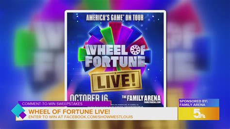 Enter To Win Tickets To Wheel Of Fortune Live