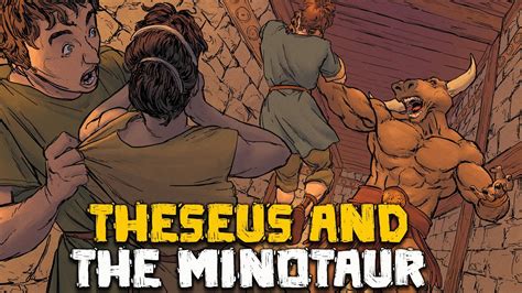 theseus in the minotaur s labyrinth 3 3 greek mythology in comics see u in history youtube