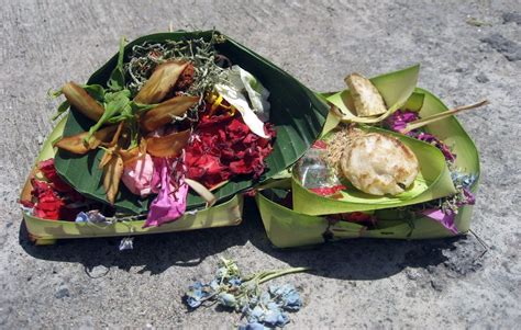 Photo Favorite Bali Offerings Go Backpacking