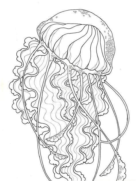 Maybe you would like to learn more about one of these? Beauty Jellyfish Coloring Page - Download & Print Online ...