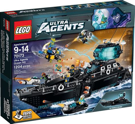 Lego Agents 70173 Ultra Agents Ocean Hq Mattonito