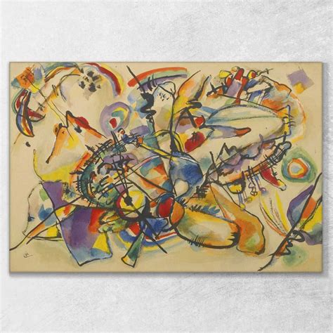 🎨 Ohne Titel 1916 Kandinsky Wassily Bilddruck Auf Leinwand Wk48