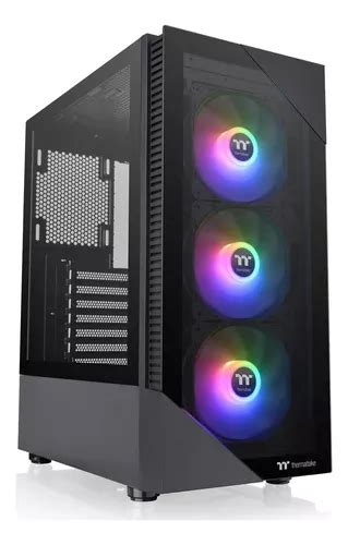 Gabinete Gamer Thermaltake View Tg Argb X Fan Negro Cuotas Sin