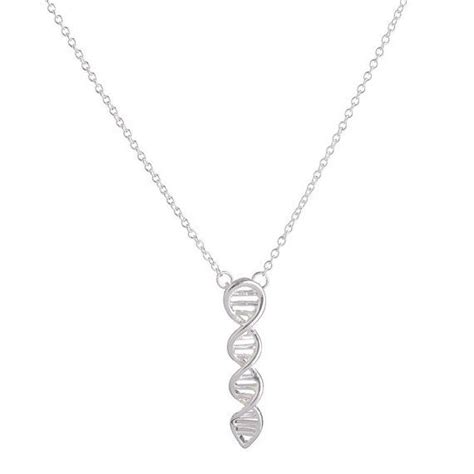 Dna Molecule Pendant Necklacedna Necklace Double Helix Necklace