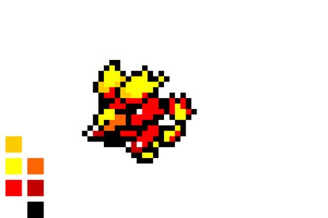 Magmar Pixel Art Pokécharms