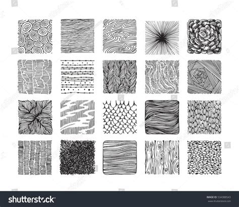 Hand Drawn Textures And Brushes Big Artistic Collection Of Design