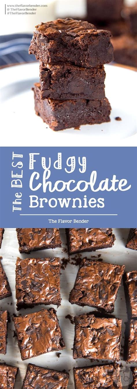 Grease a 13x9 inch pan. The Best Fudgy Chocolate Brownies Ever! (Double Fudge ...