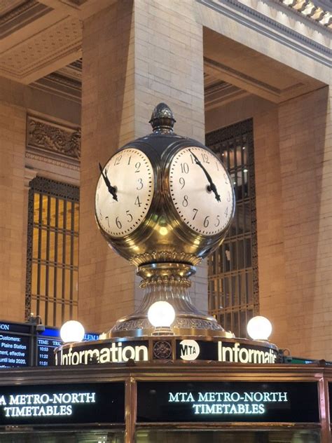 Train Station Clock Lemi New York Pictures Grand Central Terminal
