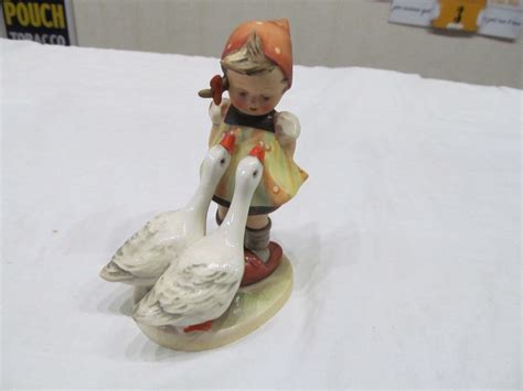 Vintage Hummel Figurine Goose Girl 47 0 Tmk 1 Crown Mark Us Zone