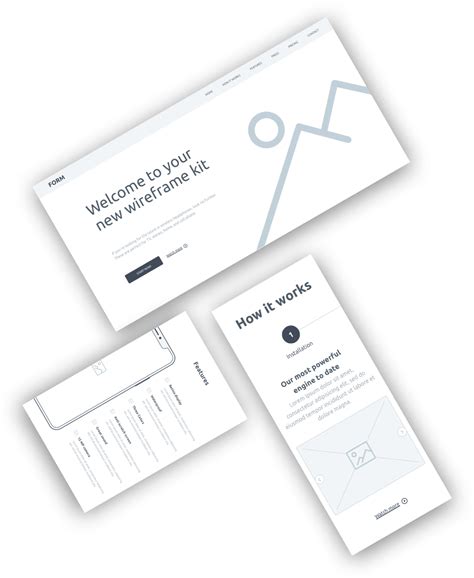 Form: Free wireframe kit from InVision | Wireframe kit, Wireframe, Graphic design inspiration