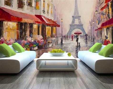 Artistic French Painting 3d Custom Wall Muralswallpapers Dcwk000111