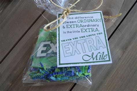 Thank You For Going The Extra Mile Appreciation Tag Etsy Appreciation Gifts Diy Diy Teacher
