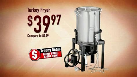 Deep frying a turkey isn't just for thanksgiving. Bass Pro Shops Trophy Deals TV Commercial, 'Turkey Fryer ...