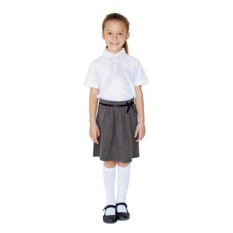 Pure Cotton School Uniform Grey Jersey Skirt Ecooutfitters
