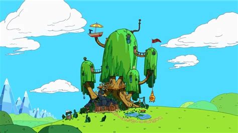 Finns Tree House Adventure Time Wallpaper Adventure Time Art