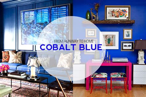 Clumsy Chic Design Inspiration Cobalt Blue Blue Interior Design
