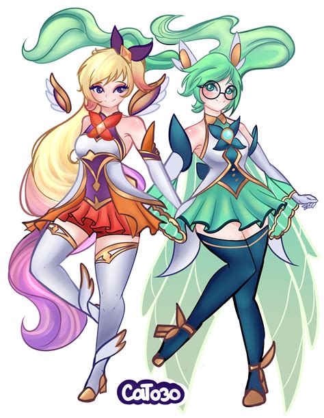 Artstation Seraphine And Sona Star Guardian