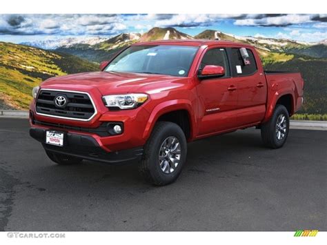 Barcelona Red Tacoma 2017 Toyota Trd Pro Tacoma In Barcelona Red In