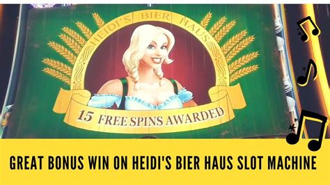 Great Bonus Win On Heidis Bier Haus Slot Machine