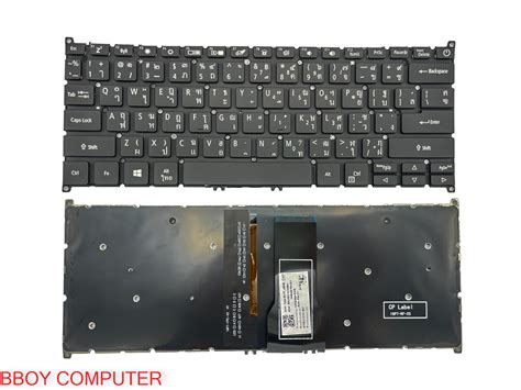 Acer Keyboard คีย์บอร์ด Acer Spin 5 Sp513 52n Sf114 32 Sp513 51 Sp513