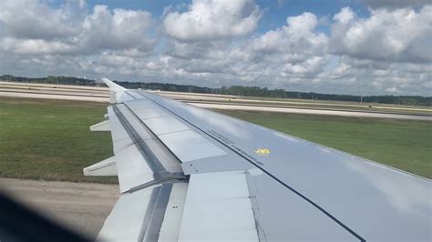 Jetblue A320 Takeoff From Fort Myers Youtube