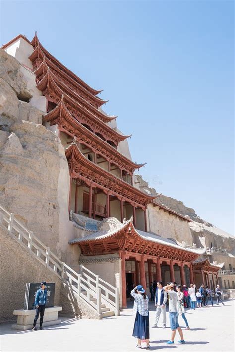 Mogao Caves In Dunhuang Gansu China It Is Part Of Unesco World