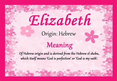 Ella Personalised Name Meaning Certificate The Card Zoo
