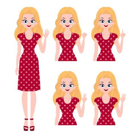 Blonde Hair Blue Eyed Woman Cartoons Illustrations Royalty Free Vector Graphics And Clip Art Istock