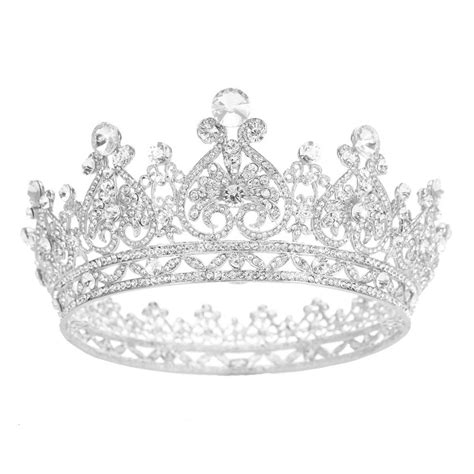 Bulk Princess Rhinestone Crystal Beauty Custom Big Pageant Queen Miss World Crown And Tiara