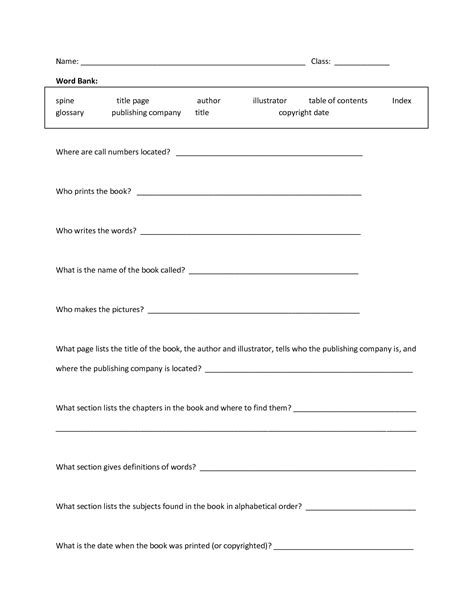 16 Best Images Of 5th Grade Book Report Worksheet 5th Grade Book