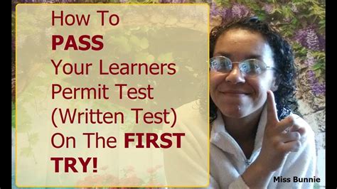 How To Pass Your Learners Permit Test Written Test On The First Try