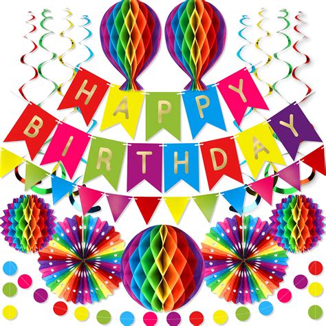 Buy Premium Reusable Birthday Party Decorations Birthday Decoration Set Happy Birthday