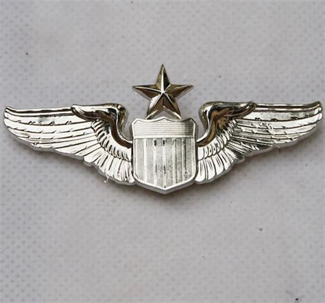 Us Air Force Us Usaf Wings Badge Pin Insignia Logo World Military