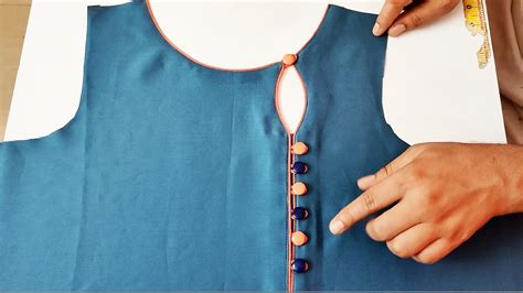 Very Easy And Beautiful Kurti Neck Design Cutting And Stitching Youtube