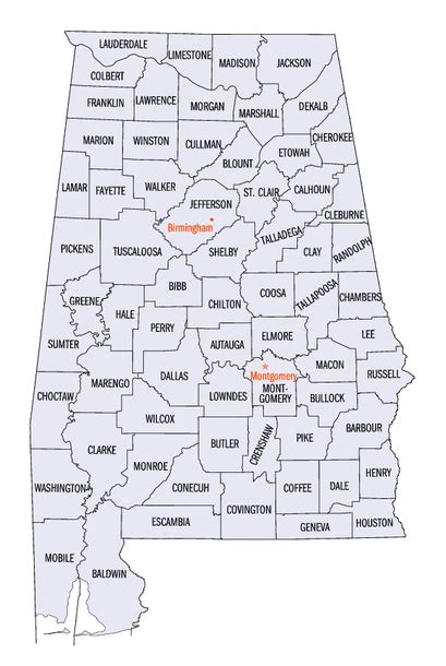Alabama Statistical Areas Wikipedia
