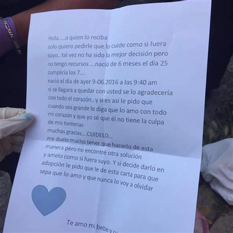 Carta De Una Madre Que Abandonó A Su Hijo El Debate México